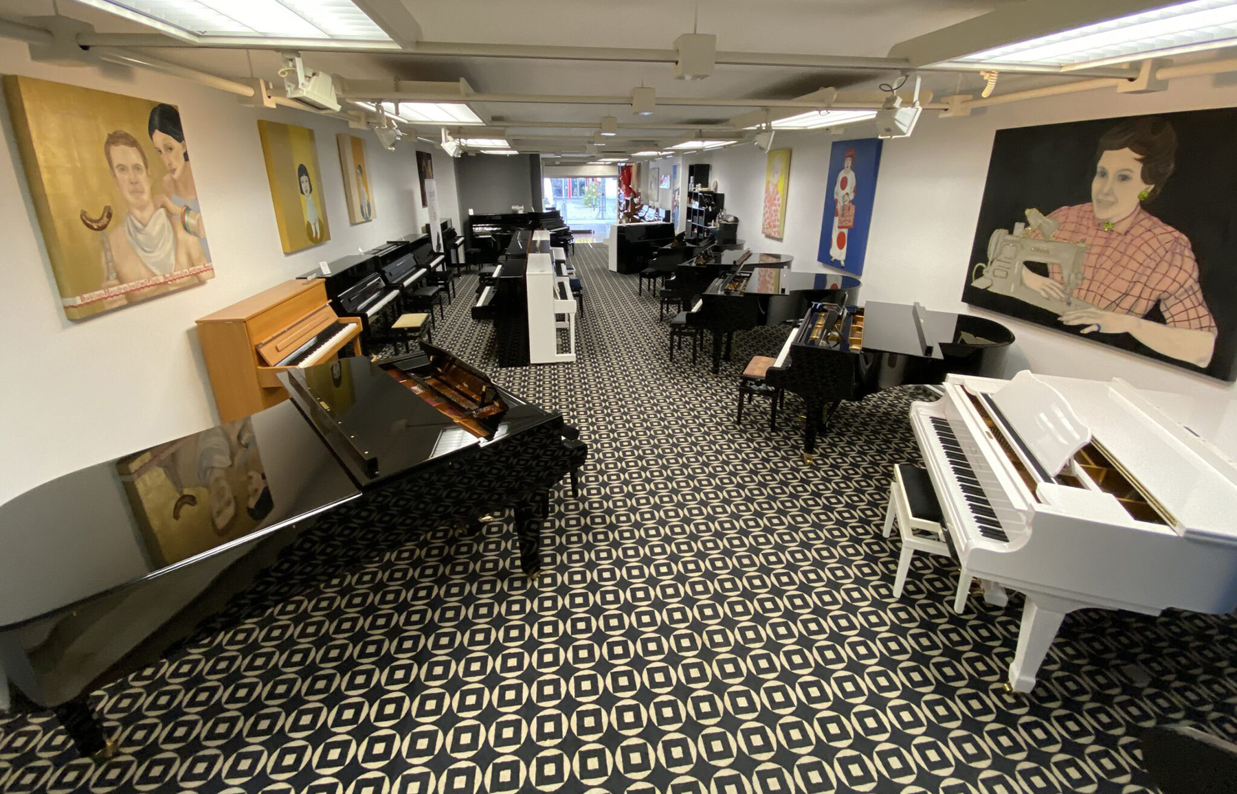 Raum mit einem Digitalpiano